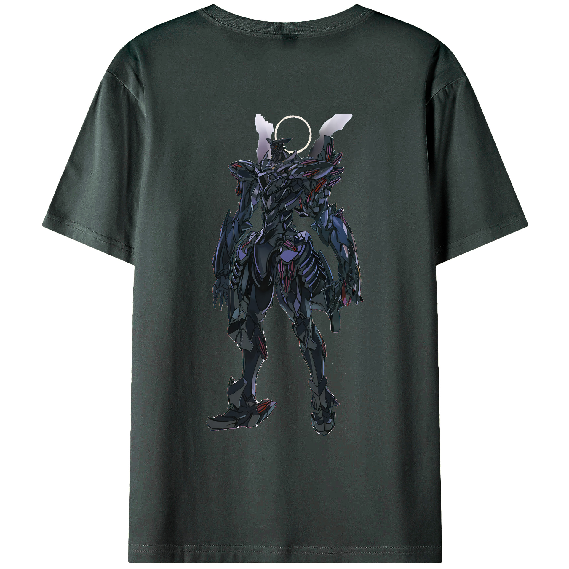 （画像用） EVA 新世紀エヴァンゲリオン 綿100％ メンズ半袖Tシャツ（バックプリント） 通気性